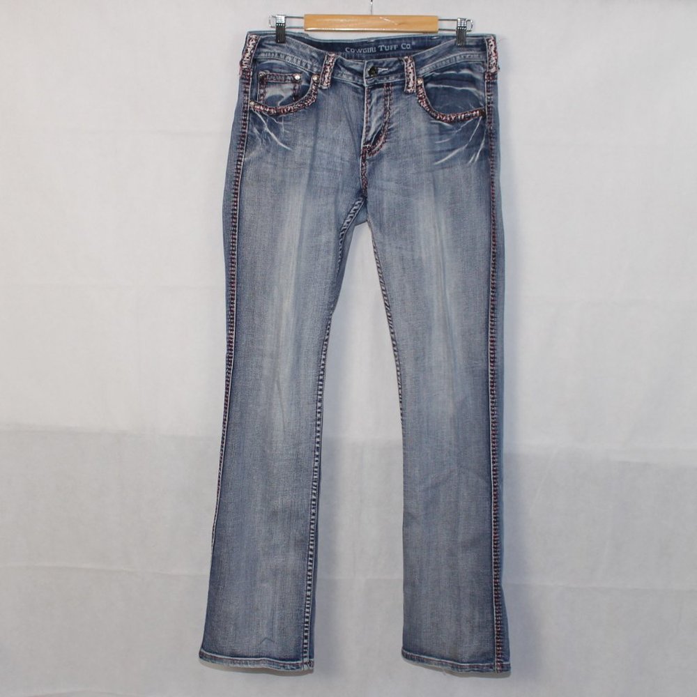 Cowgirl Tuff XOXO Red Jeans W31 L35 N27